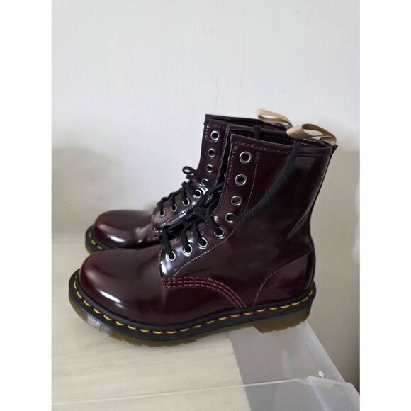 Dr. Martens Shoes - Dr. Martens Vegan 1460 Lace Up Boots Lady 6